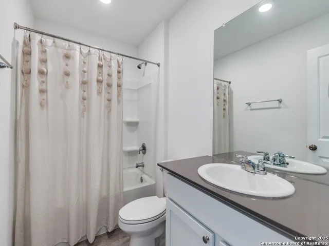 a brick house with a yard