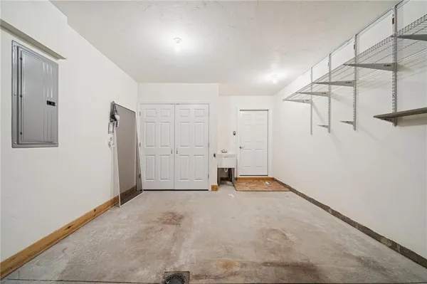 a view of a house with a patio