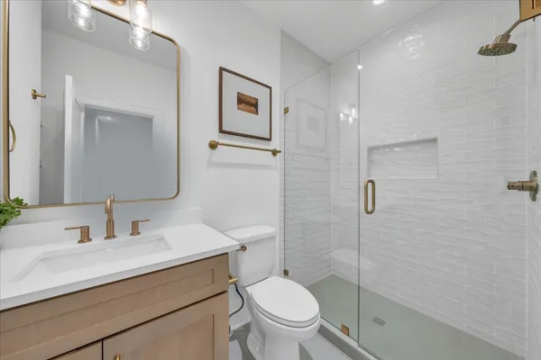 a front view of a house with entryway