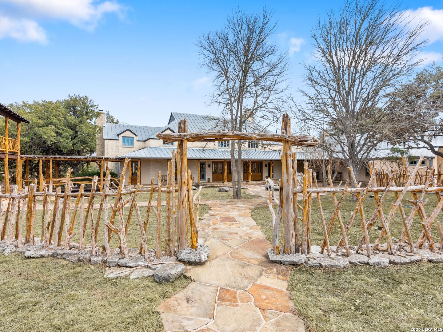 730 Eagle Ridge Road Center Point, TX 78010 - Photo 46 of 50 a front view of a house with a yard