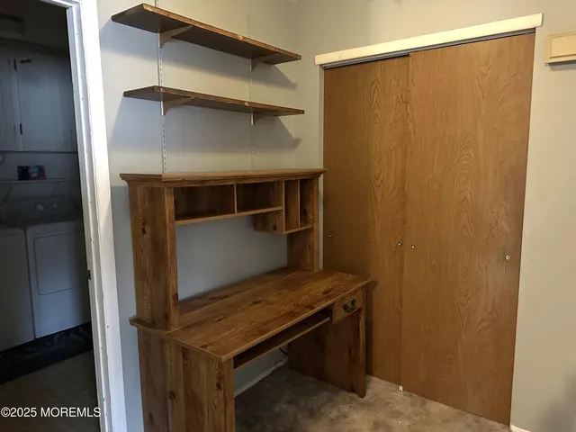 a room with storage and utility