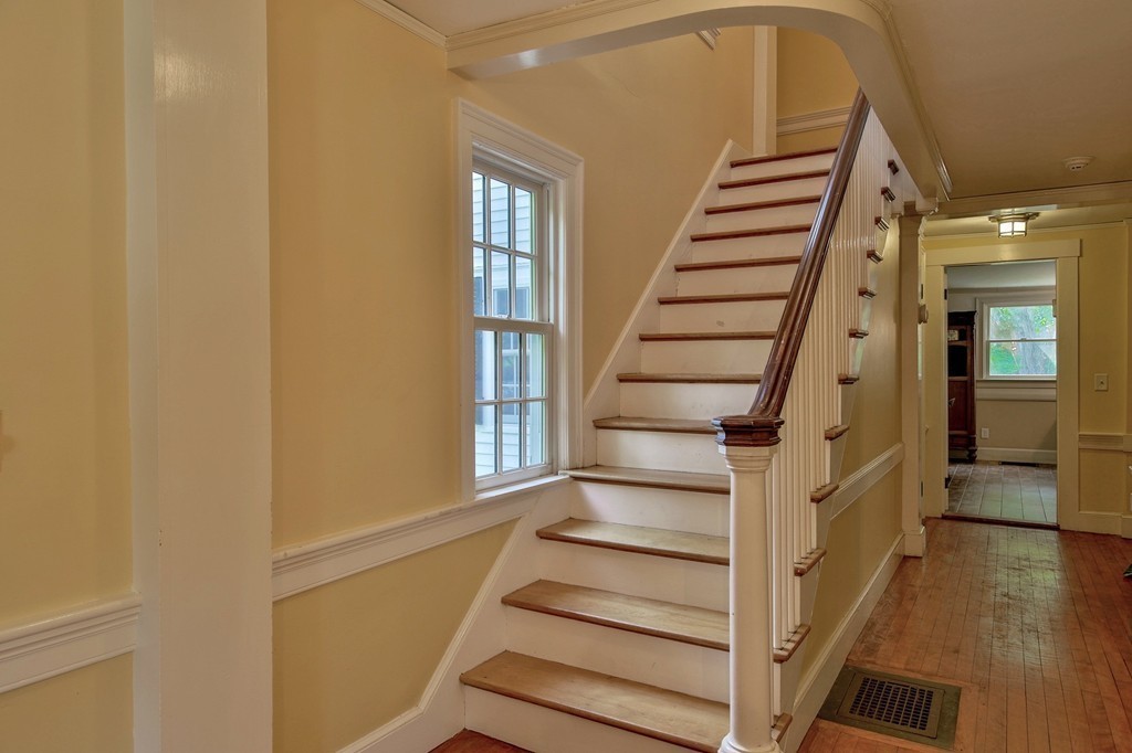 13 Spaulding Road Shirley, MA 01464 - Photo 13 of 27 a view of entryway with wooden floor and stairs