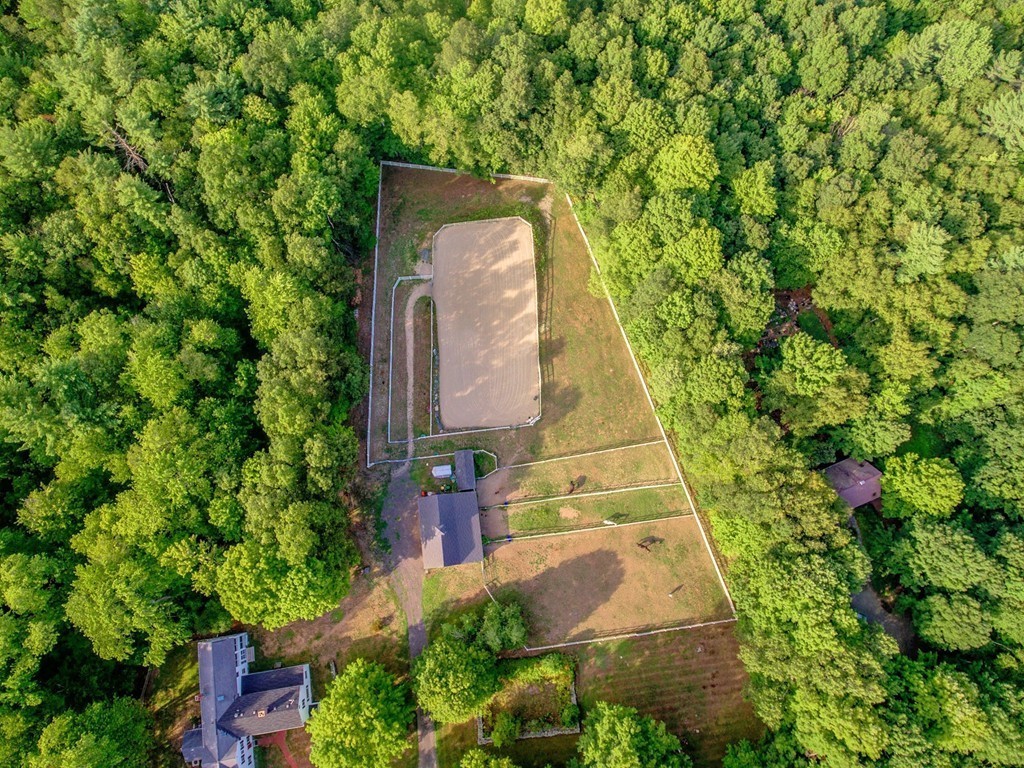 13 Spaulding Road Shirley, MA 01464 - Photo 27 of 27 an aerial view of a house with a yard and large trees