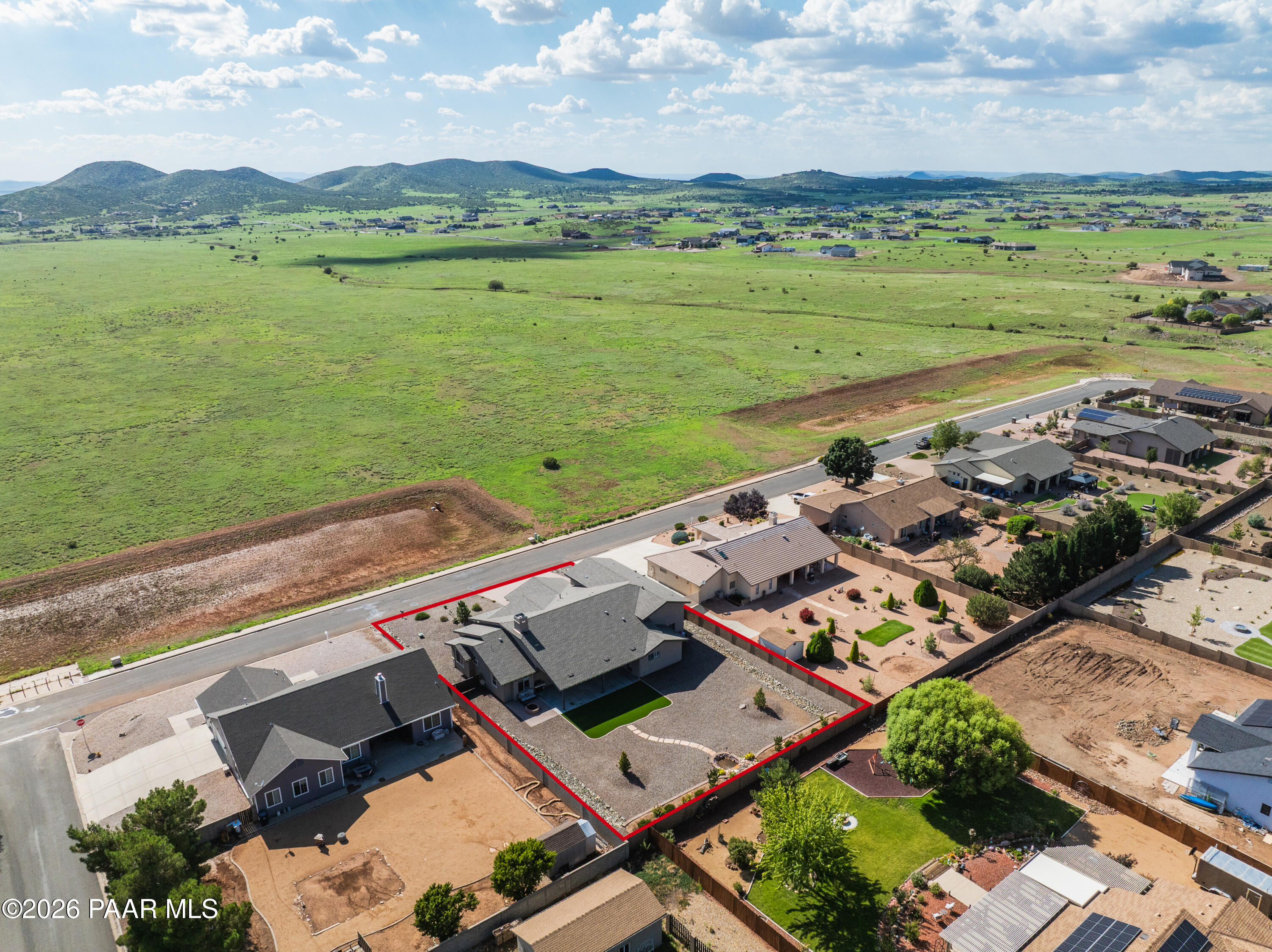 8705 Roughrider Road Prescott Valley, AZ 86315 - Photo 35 of 38 Drone Overview 2