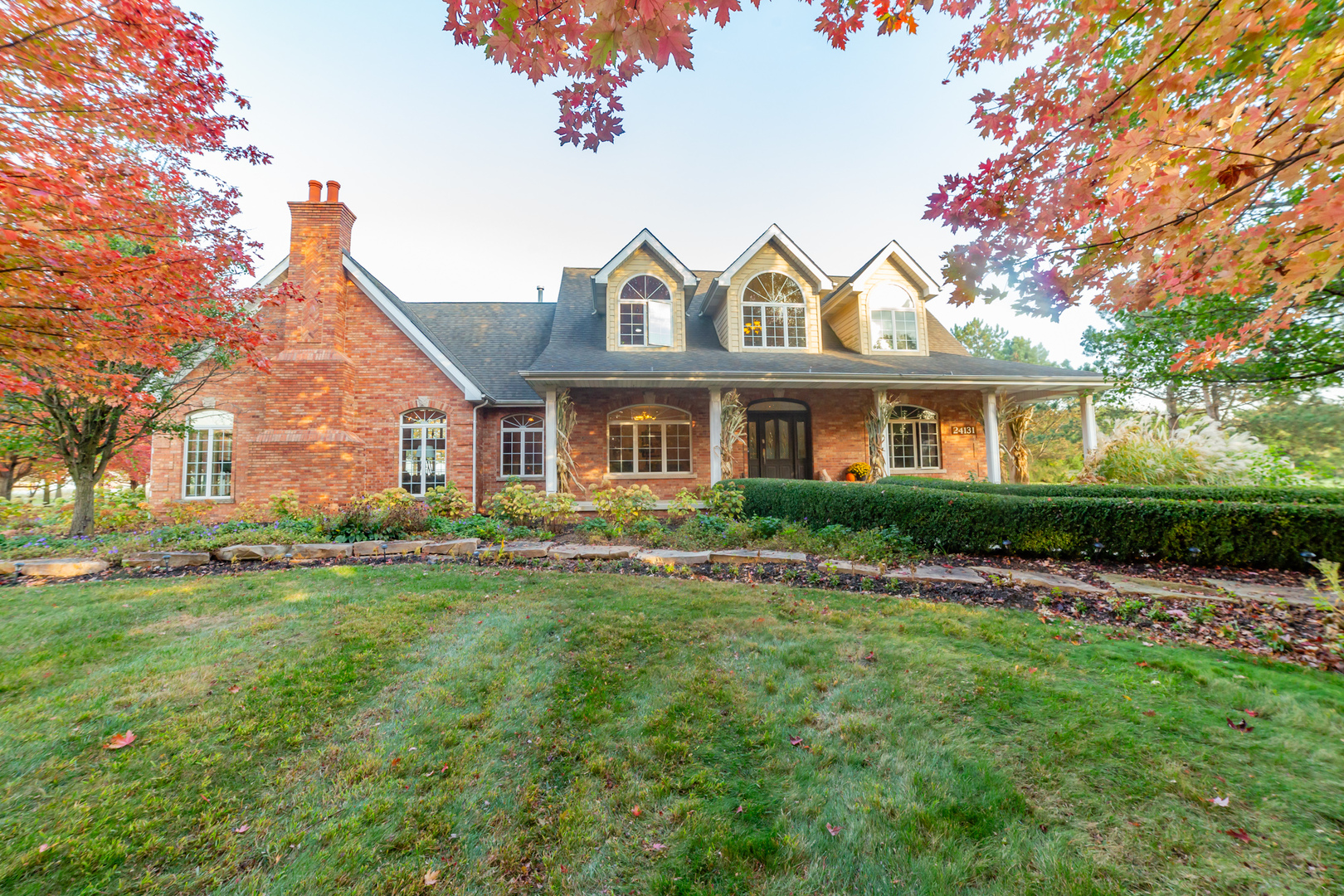 24131 Volbrecht Road Crete, IL 60417 - Photo 42 of 50 a front view of a house with a yard