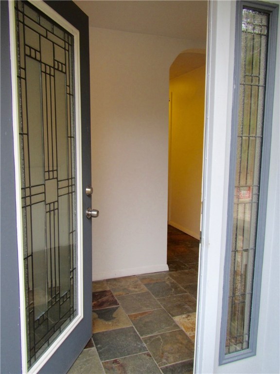 3 Almarose Drive West Kingston, RI 02892 - Photo 9 of 40 LEADED GLASS FRONT DOOR AND SIDE PANELS