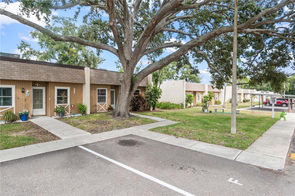 11511 113th Street, Unit 4F Largo, FL 33778 - Photo 25 of 30 a house view with a garden space