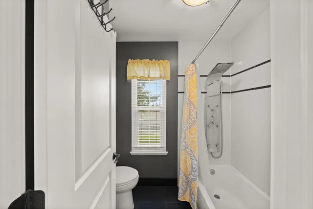 a view of a backyard with a garden and plants