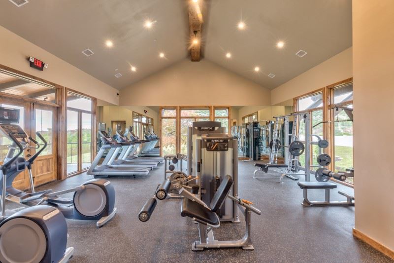 17821 Limestone Spring Lane Austin, TX 78738 - Photo 38 of 40 a view of a room with gym equipment