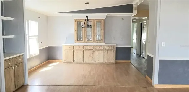 a view of an empty room