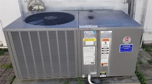 a view of a door and an outdoor space