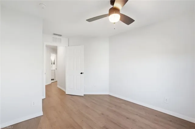 wooden floor in an empty room