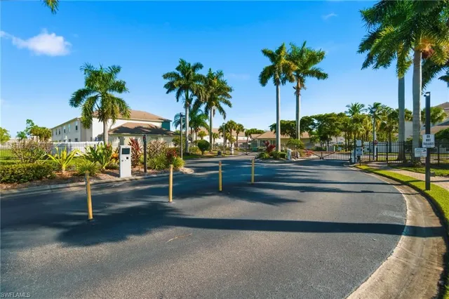 a view of a swimming pool with a lounge chairs