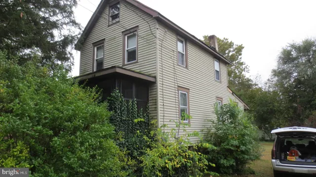 a view of house with a yard and potted plants