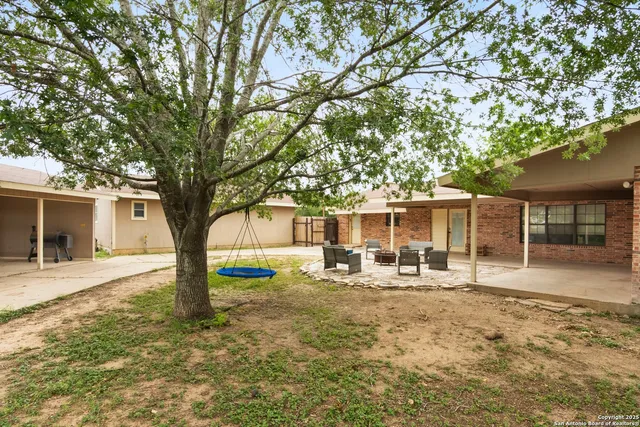 a house with trees in front of it