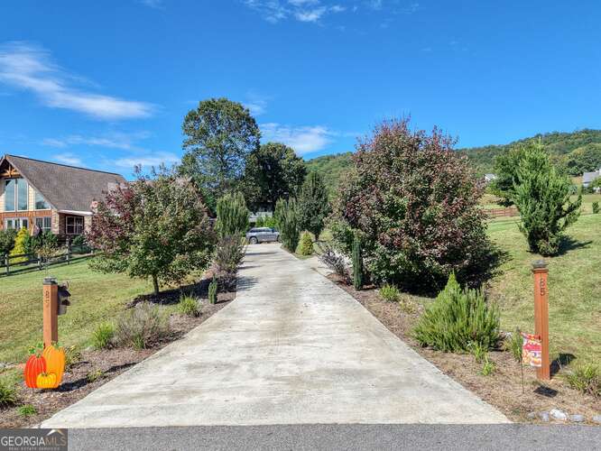 85 Minstead Ridge Young Harris, GA 30582 - Photo 22 of 50 a view of a garden with a pathway