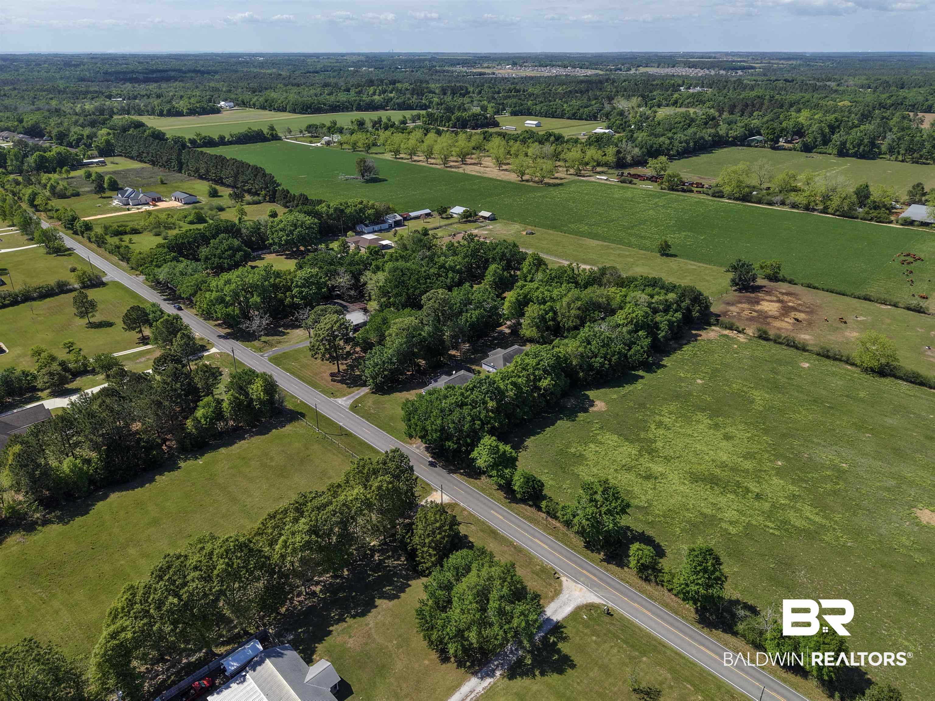 13795 White Road Silverhill, AL 36576 - Photo 92 of 99 View of property location featuring rural landscape and farmland