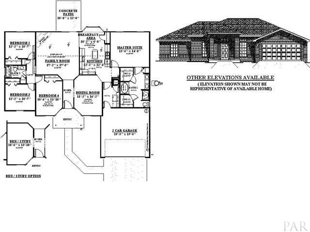 2248 Liberty Loop Road, Unit 19D Cantonment, FL 32533 - Photo 24 of 24 Floor Plan and elevation