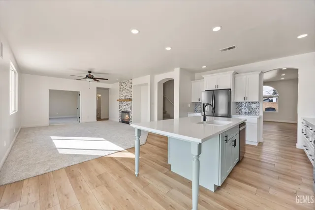 a view of a lake from a window