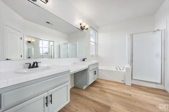 a view of a lake with a building in the background