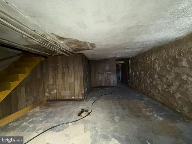 a view of basement