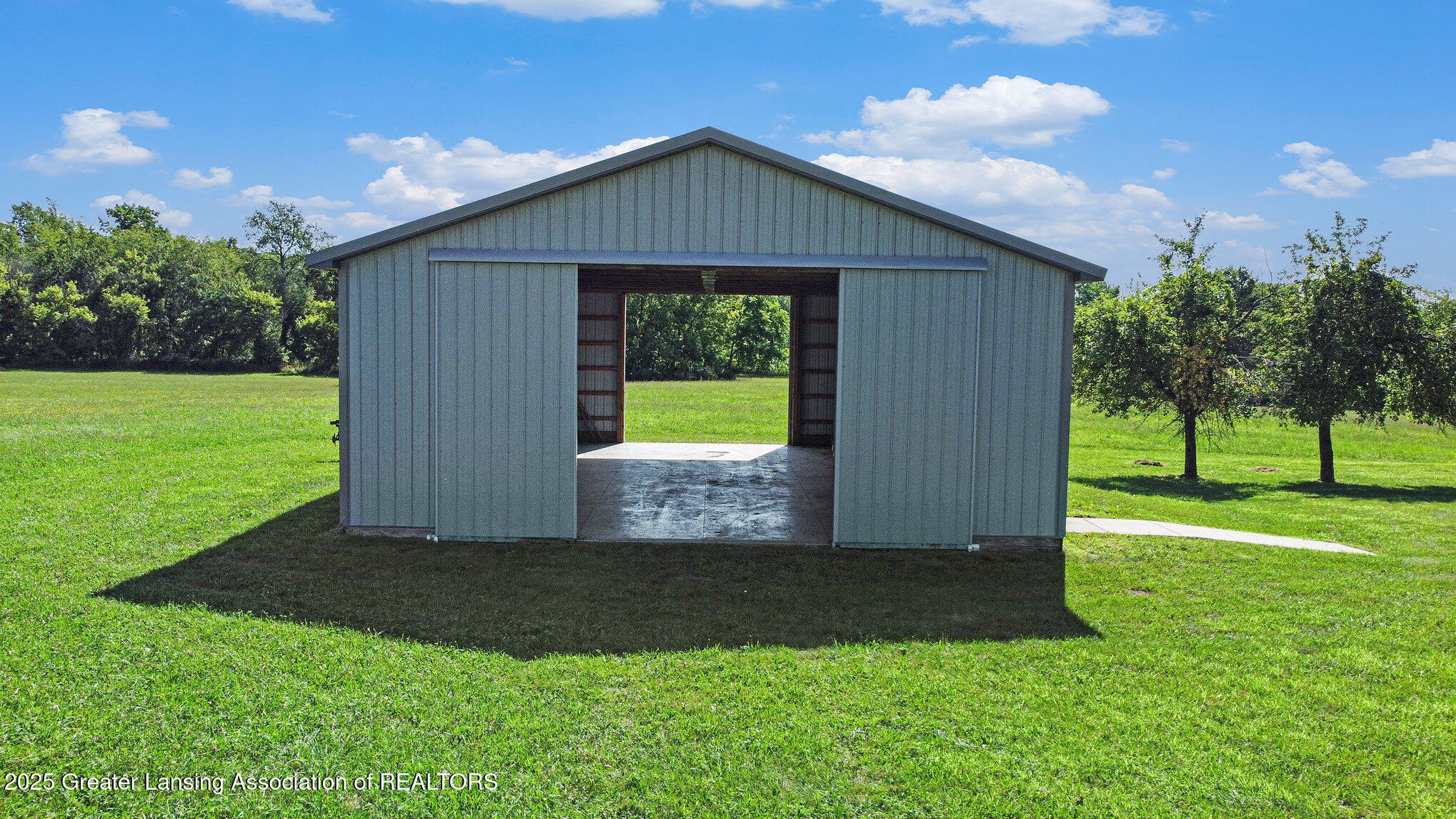 3888 West Barnes Road Mason, MI 48854 - Photo 4 of 37 aerial pole barn