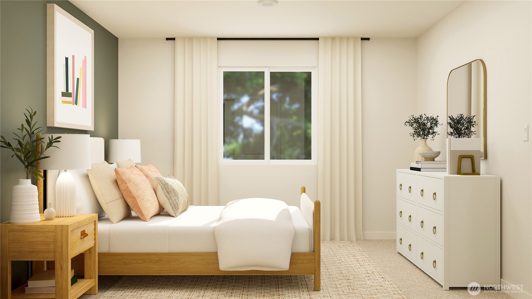 2039 Henderson Way Longview, WA 98632 - Photo 11 of 40 a bedroom with a bed and a window