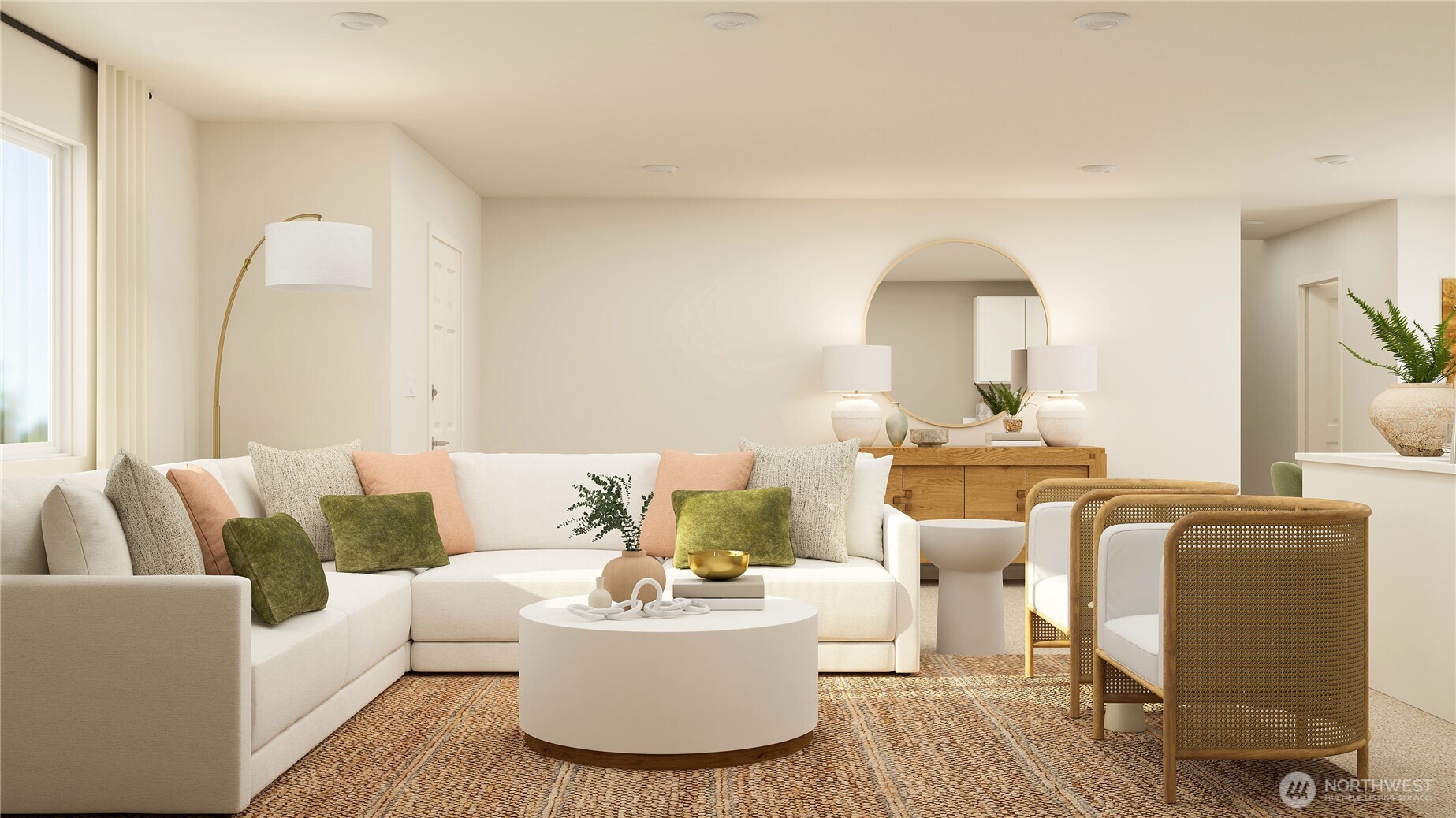 2039 Henderson Way Longview, WA 98632 - Photo 18 of 40 a living room with furniture and a wooden floor