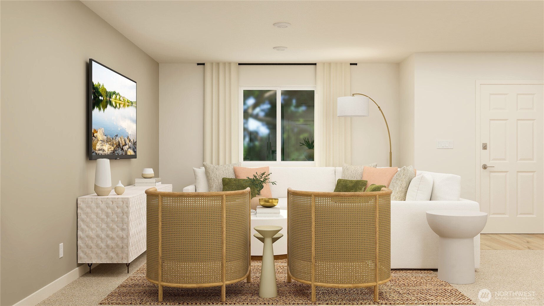 2039 Henderson Way Longview, WA 98632 - Photo 19 of 40 a living room with furniture and a large window