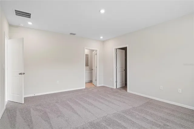 a view of empty room