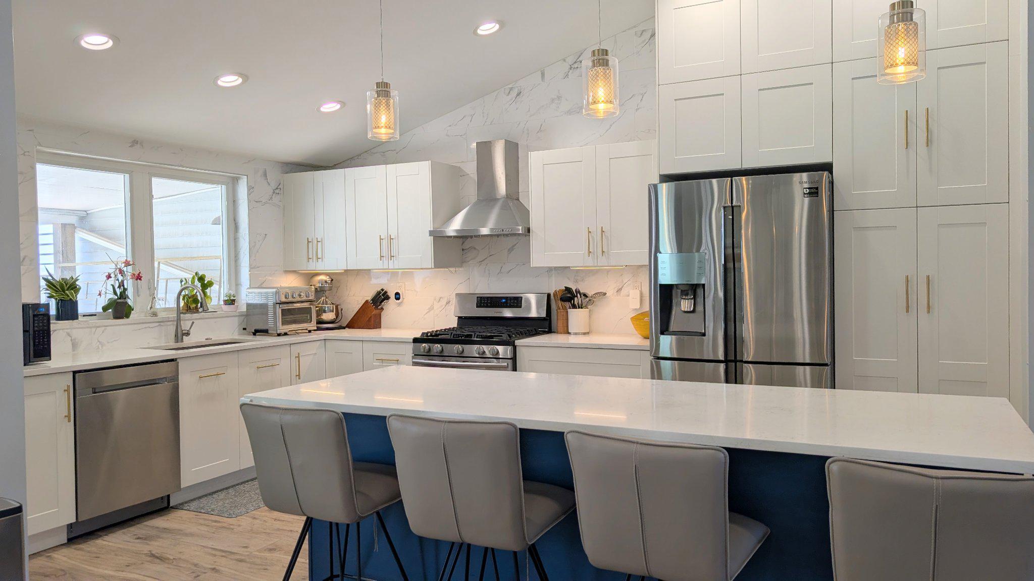 625 Renz Street Philadelphia, PA 19128 - Photo 1 of 1 Modern kitchen with island seating for 4