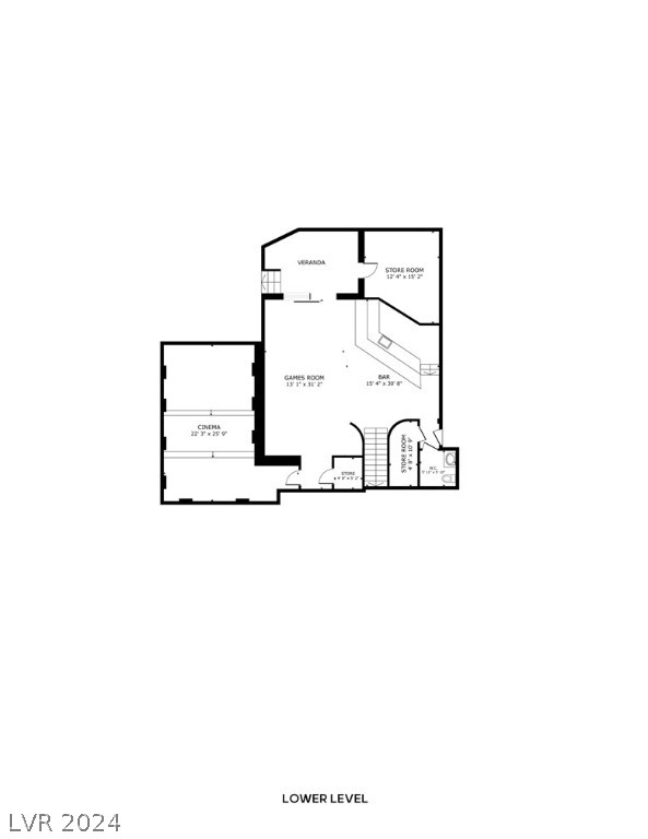 1448 MacDonald Ranch Drive Henderson, NV 89012 - Photo 64 of 64 Lower level floor plan