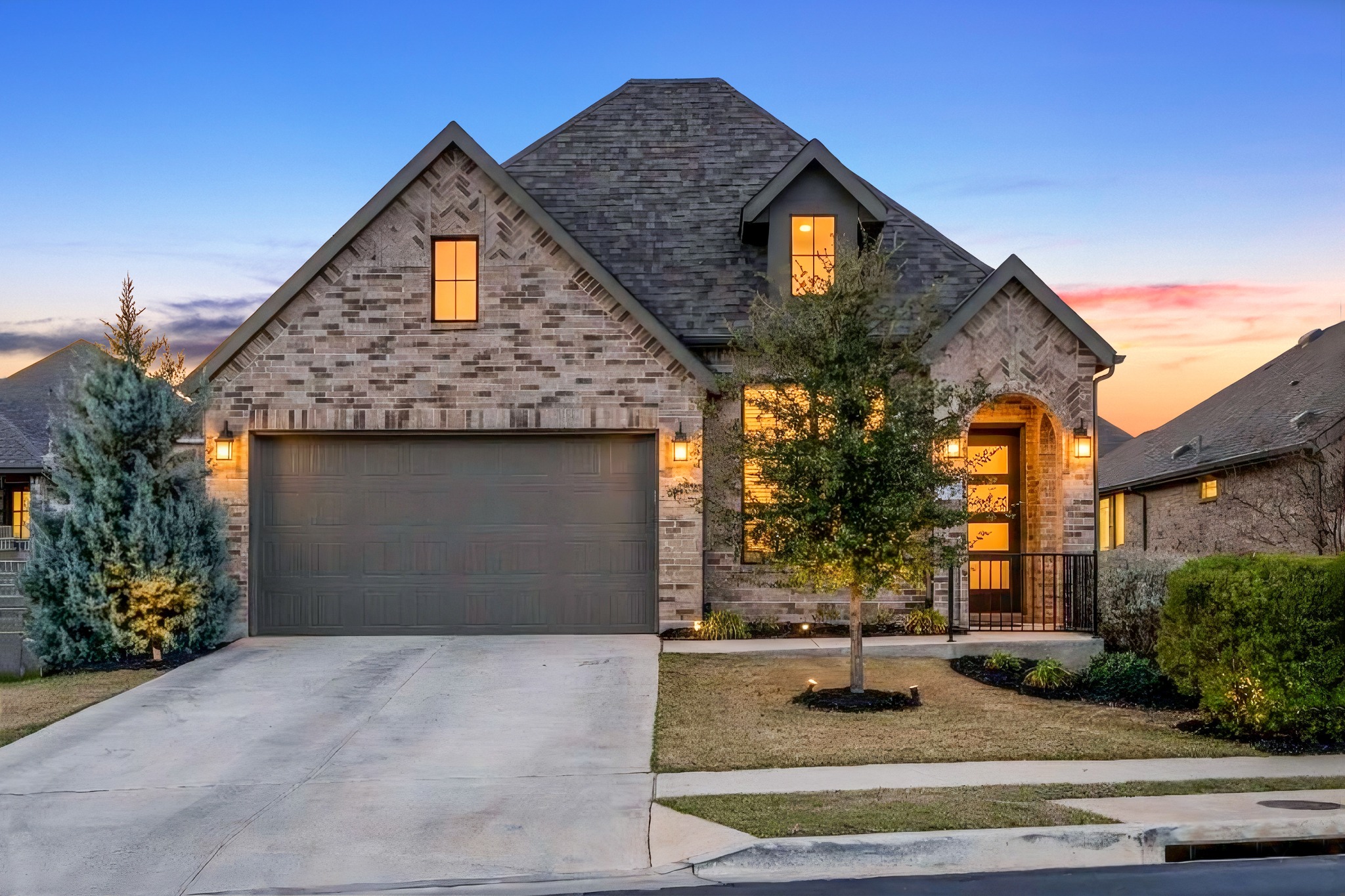 1201 Highcrest Georgetown, TX 78628 - Photo 1 of 40 a front view of a house with garden