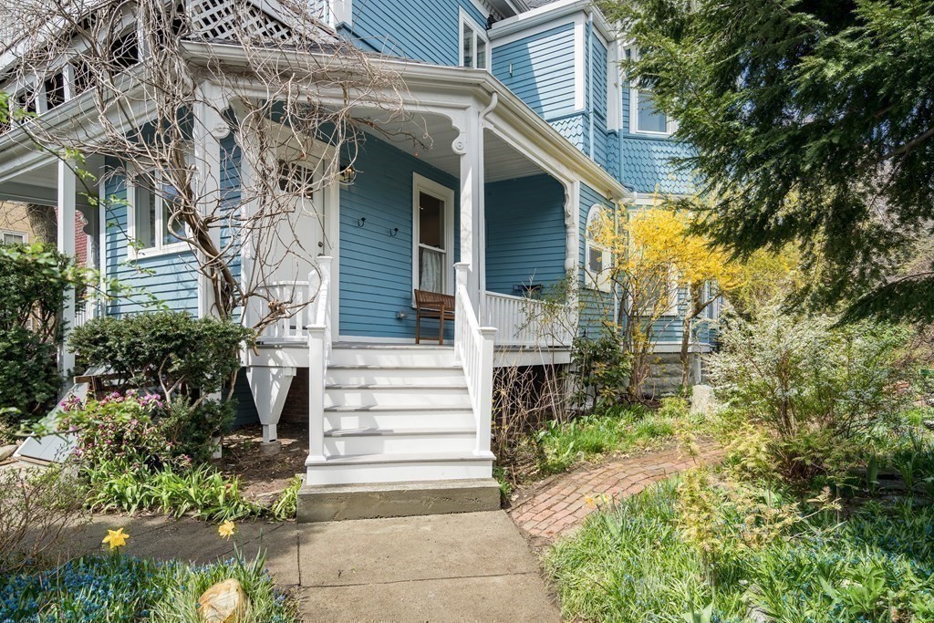 12 Rindge Avenue, Unit 2 Cambridge, MA 02140 - Photo 18 of 25 a view of a house with a yard