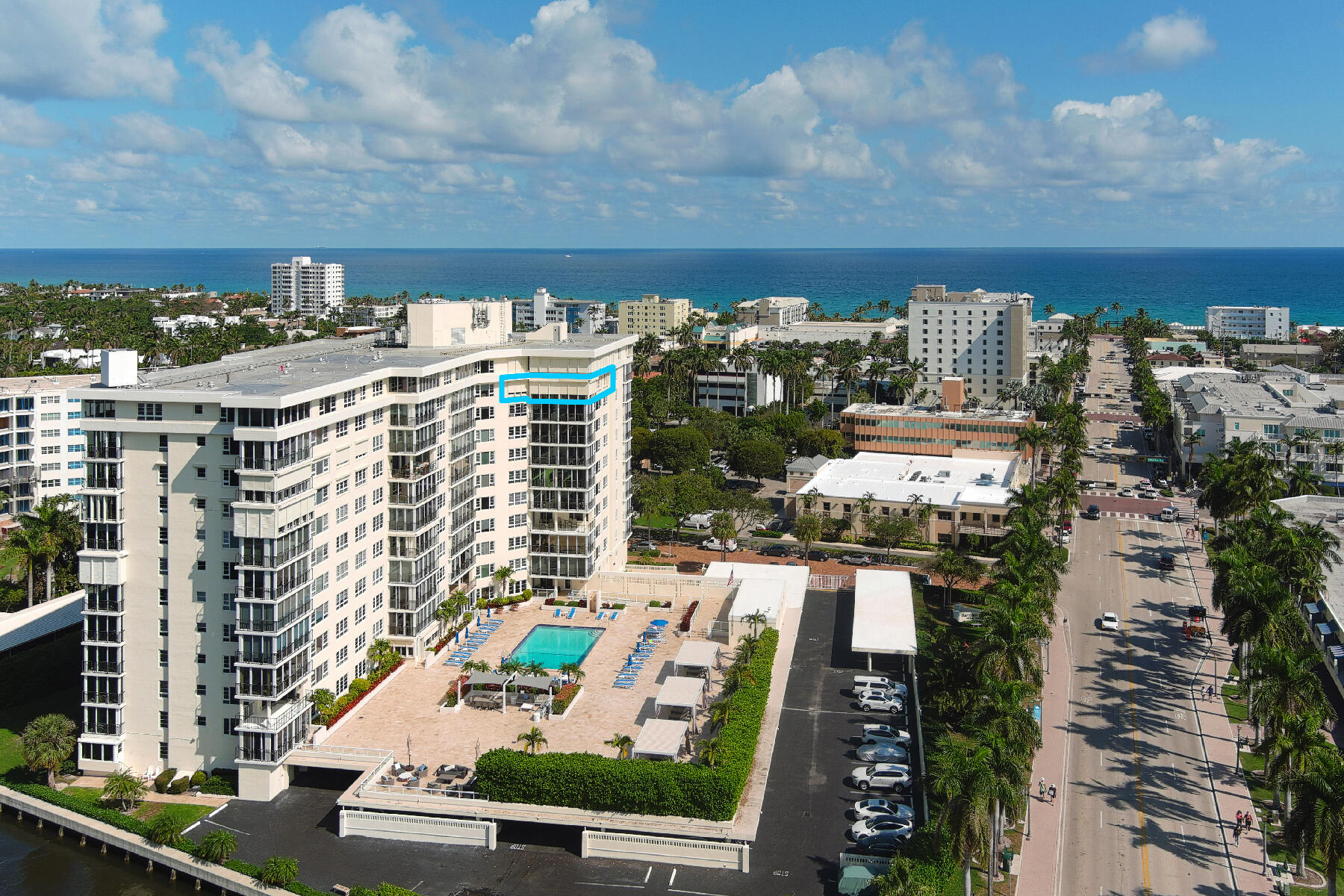 50 E Road, Unit 11F Delray Beach, FL 33483 - Photo 31 of 31 a view of a city with tall buildings
