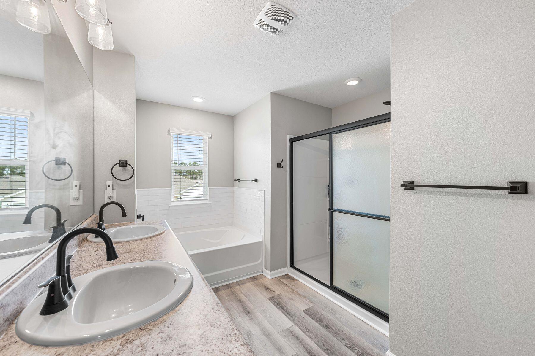 396 This Way Freeport, FL 32439 - Photo 15 of 30 a bathroom with a sink and a mirror