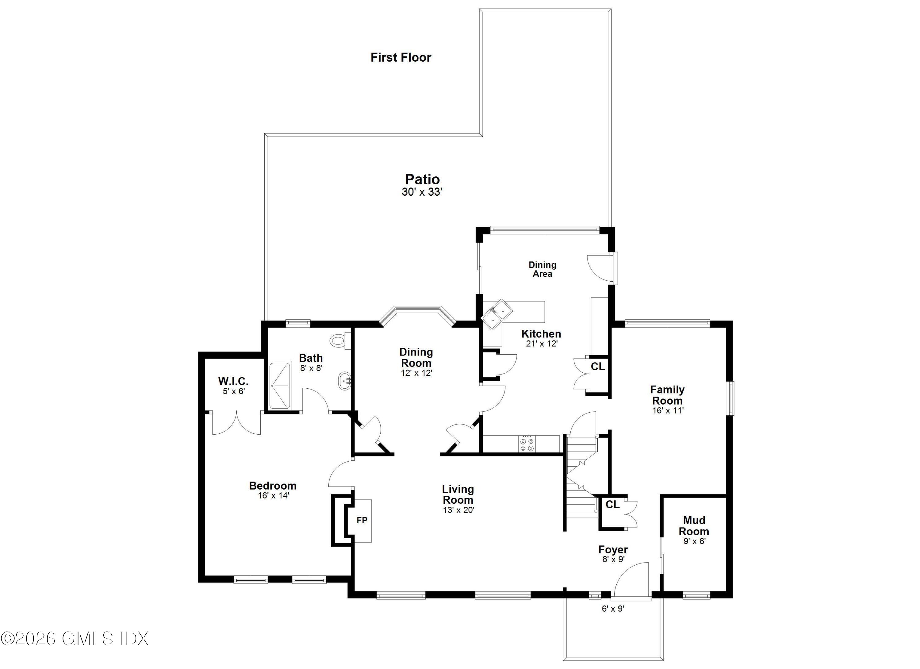 64 Summit Road Riverside, CT 06878 - Photo 32 of 34 a picture of a floor plan