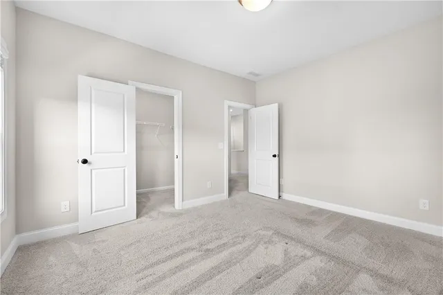 a view of an empty room