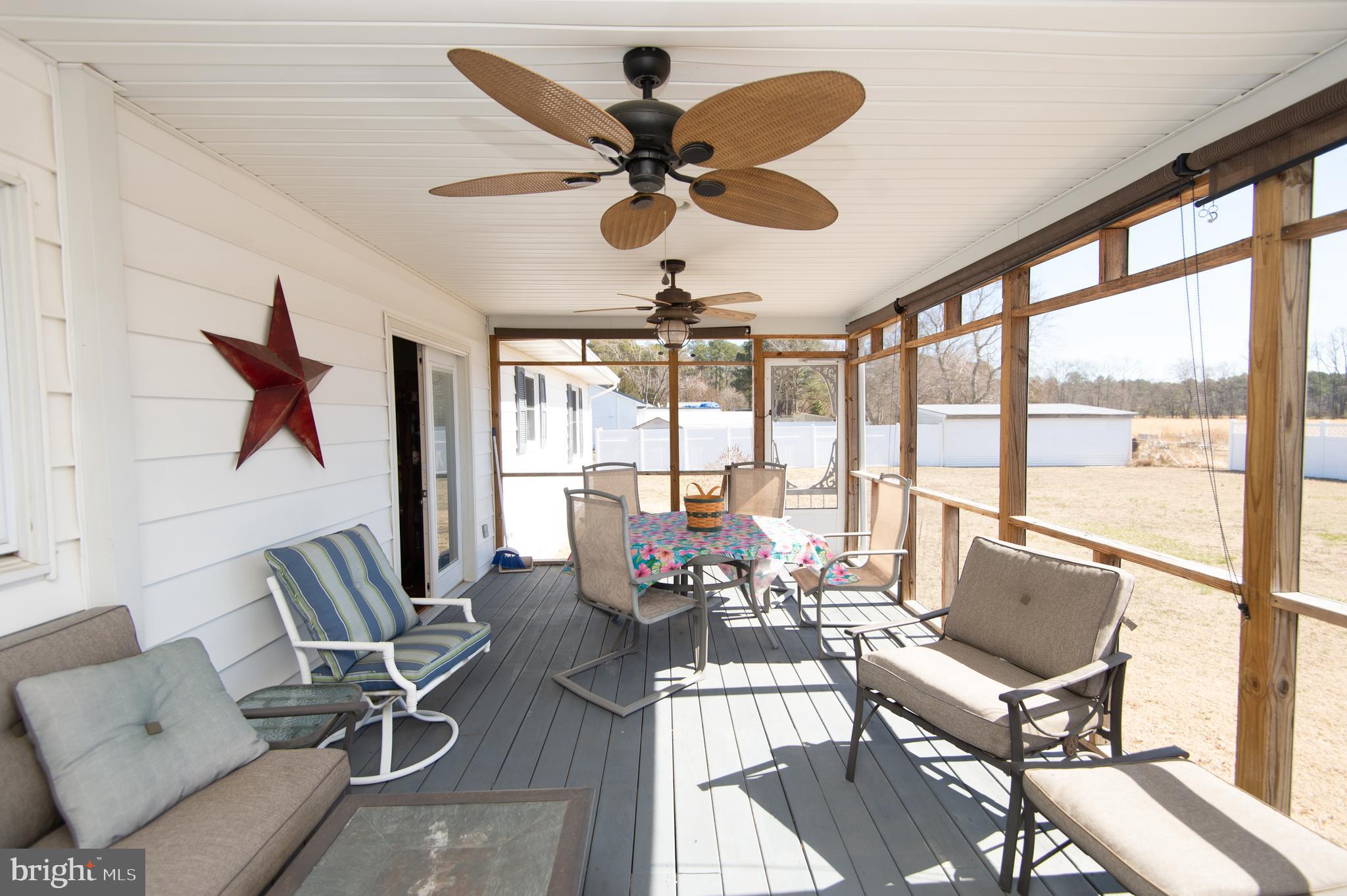 27113 Walnut Tree Road Salisbury, MD 21801 - Photo 46 of 58 Screened Porch - Exit Door on Both Ends