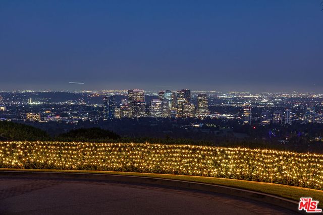 a city view from a balcony