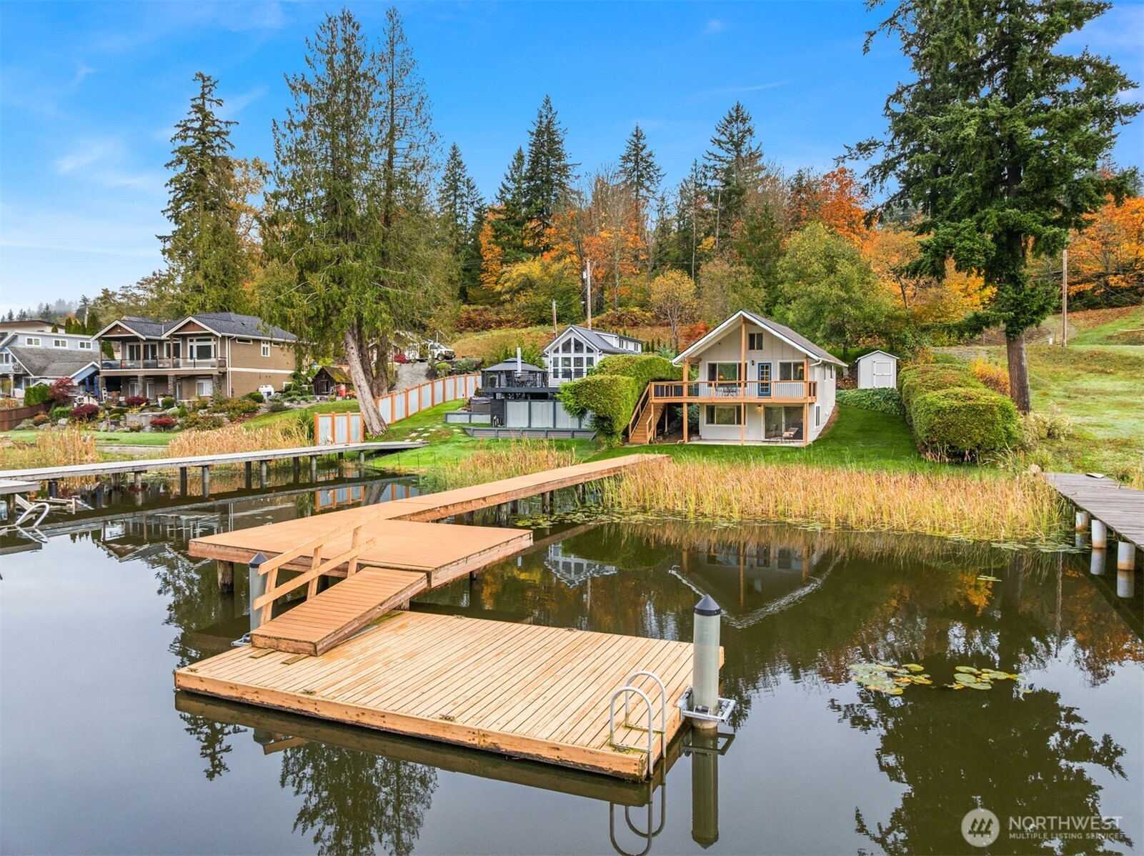 19110 Sulfur Springs Road Mount Vernon, WA 98274 - Photo 11 of 33 a view of a lake with houses