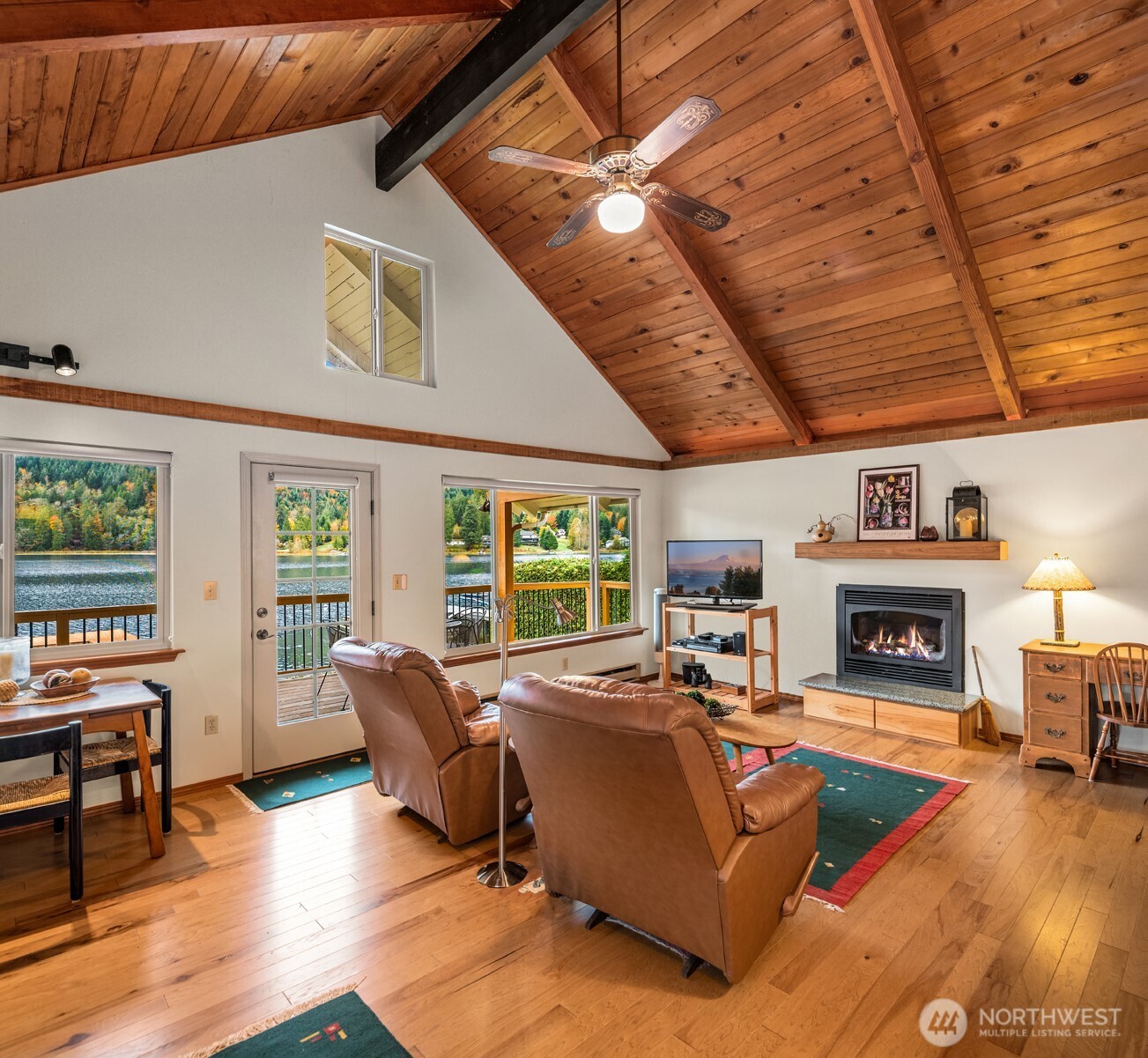 19110 Sulfur Springs Road Mount Vernon, WA 98274 - Photo 13 of 33 a living room with furniture and a fireplace