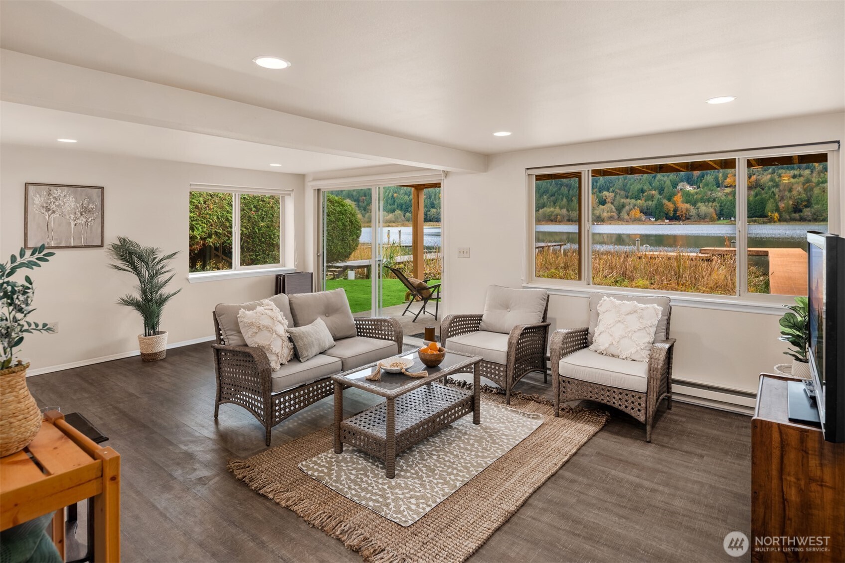 19110 Sulfur Springs Road Mount Vernon, WA 98274 - Photo 25 of 33 a living room with furniture and a large window