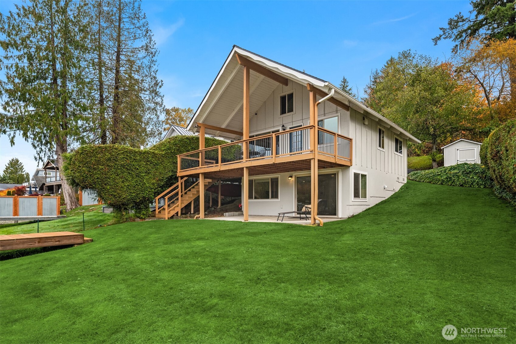 19110 Sulfur Springs Road Mount Vernon, WA 98274 - Photo 27 of 33 a view of a house with a yard and sitting area