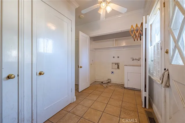 a view of an empty room