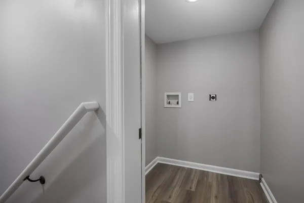 a view of an outdoor space and tennis court