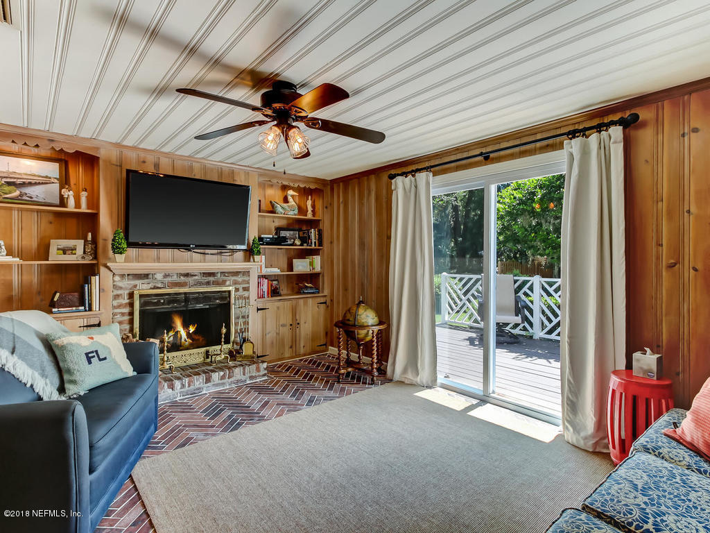 4151 Robin Hood Road Jacksonville, FL 32210 - Photo 11 of 44 Den with Fireplace