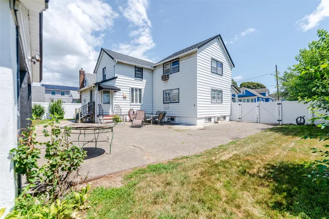 a house view with a garden space