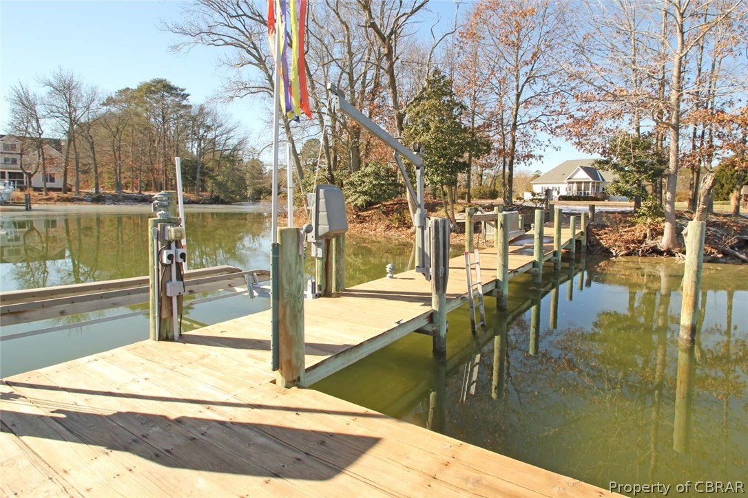 258 Old Point Road White Stone, VA 22578 - Photo 7 of 50 Boat Lift at Pier