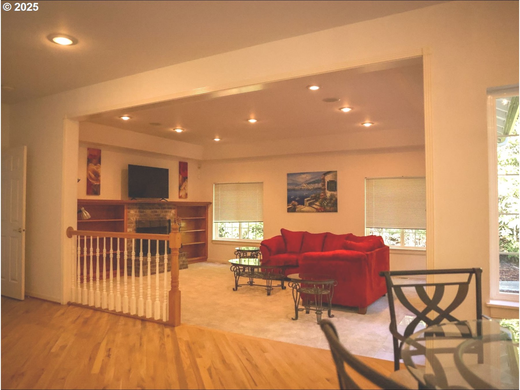 5812 Northeast Livingston Road Camas, WA 98607 - Photo 9 of 27 a view of a livingroom with furniture and a flat screen tv